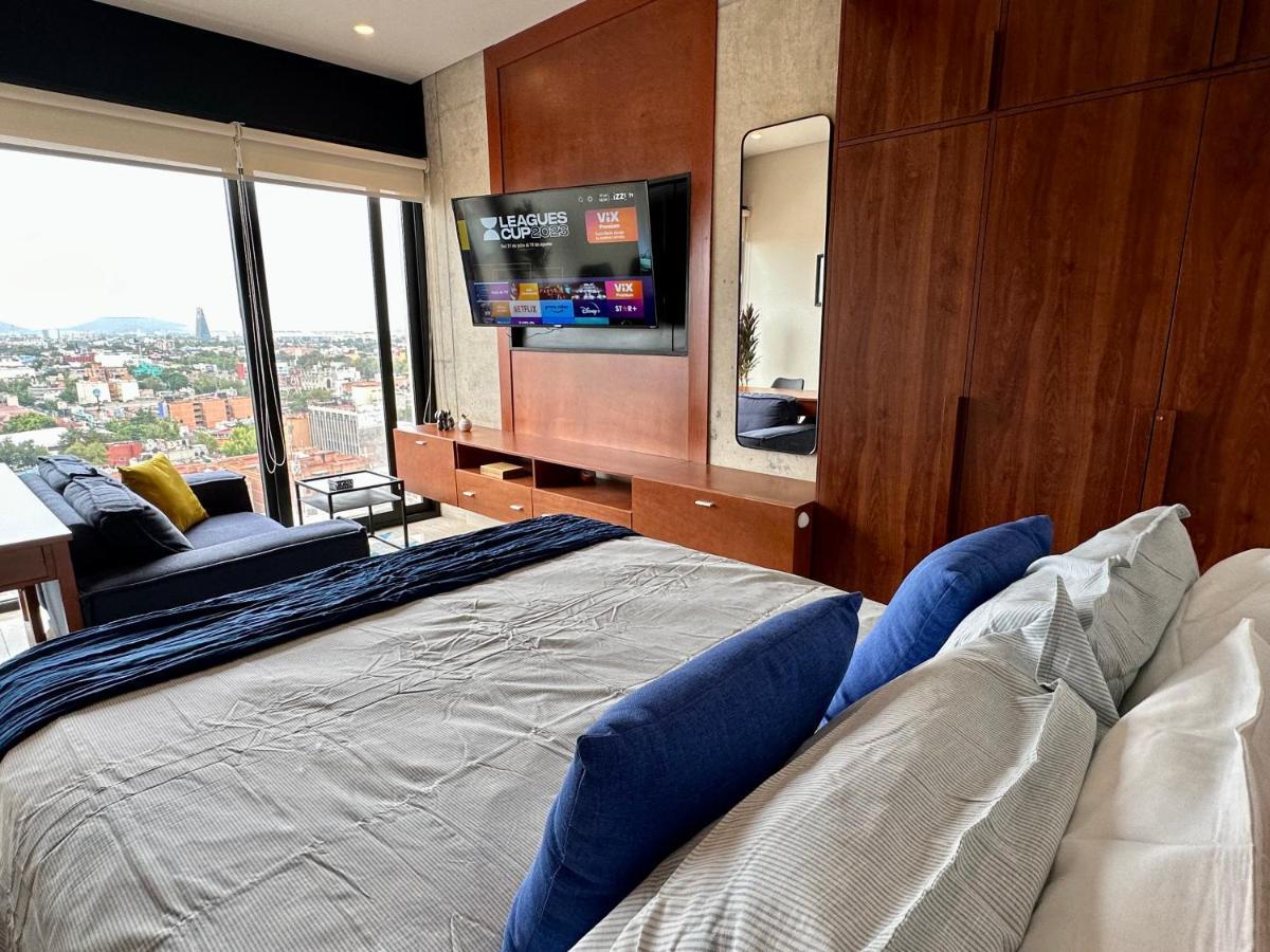 Loft Con Increible Vista Zona Polanco Condesa - Gym Y Business Center Appartement Mexico-stad Buitenkant foto