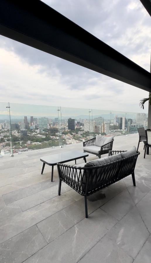 Loft Con Increible Vista Zona Polanco Condesa - Gym Y Business Center Appartement Mexico-stad Buitenkant foto